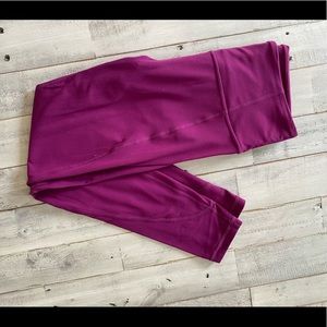 Athleta Dark Magenta 7/8 Leggings